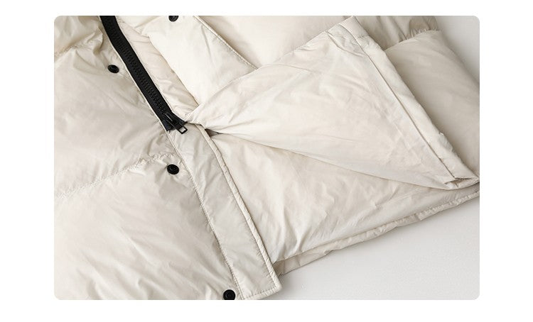 CHIC VEN Women's Down Coats Korean Loose Hooded Thick Warm Long Down Jacket Winter Coat for Women Female Parkas Outerwears 2024