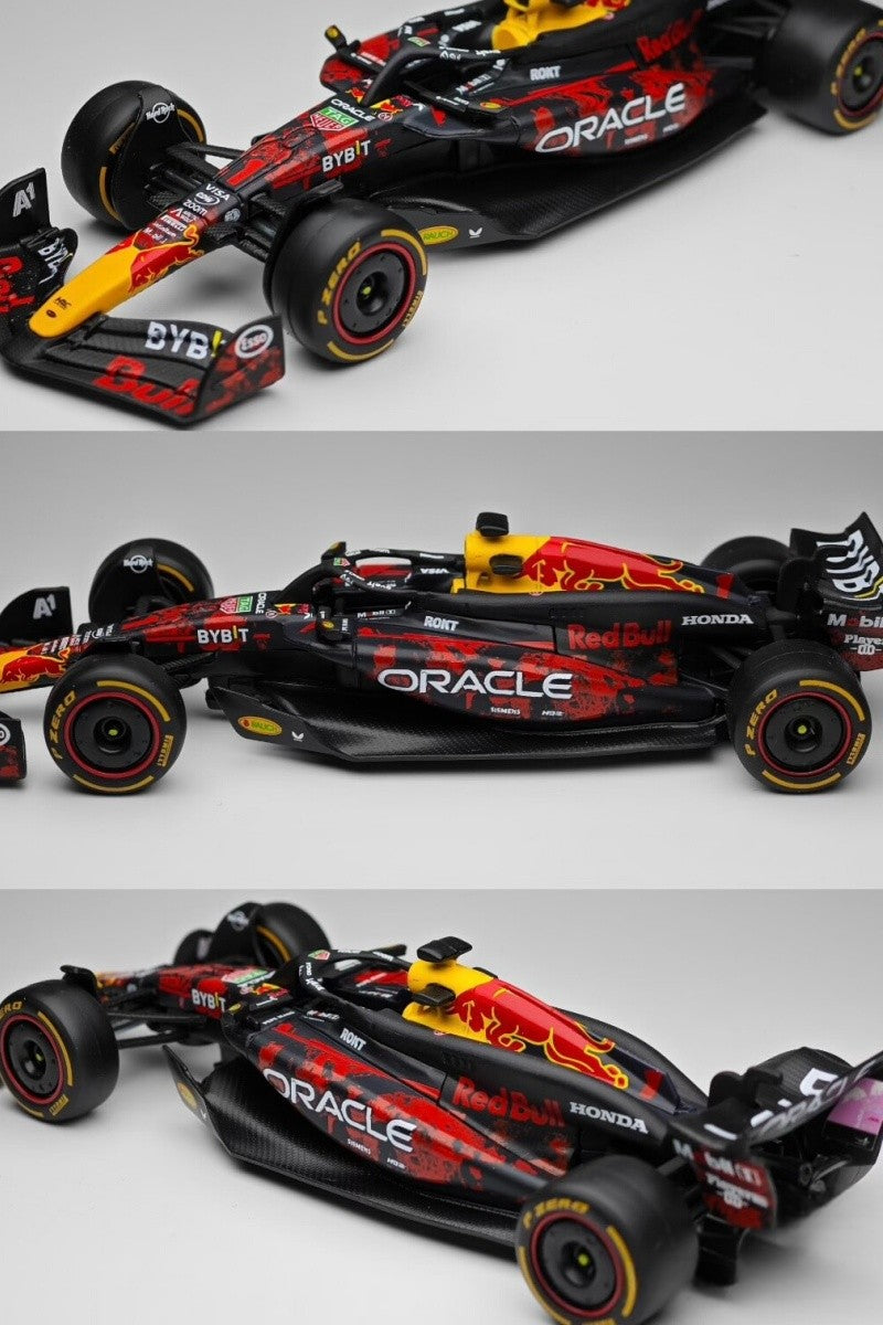 Em Estoque Novo Bburago 1:43 Red Bull RB20 Gp Britânico F1 Liga Miniatura Diecast Modelo Carro Red Bull Brinquedos Presente de Natal para Meninos