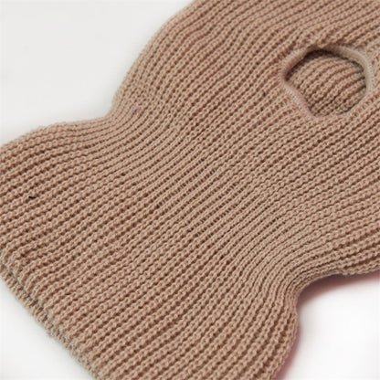 New Full Face Cover Ski Mask Hat 3 Holes Balaclava Army Tactical CS Windproof Knit Beanies Bonnet Winter Warm Unisex Caps