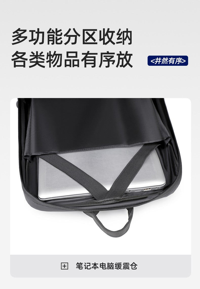 Mochila Masculina Nova a Vácuo Mochila de Compressão Multifuncional para Computador Bolsa de Viagem Expansível de Grande Capacidade