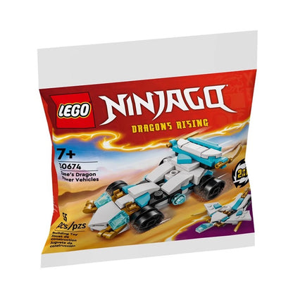 LEGO Ninjago Legacy Minifigura Kai (Polybag Dragão de Fogo) com Minifigura Kai com Espada e Planador Dragão do Kai Presente de Natal 30535