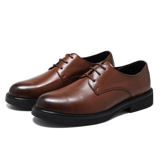 Classic Brogue Office Leather Shoes Men Casual Business Leather Shoes Korean Formal Oxford Men's Dress Shoes