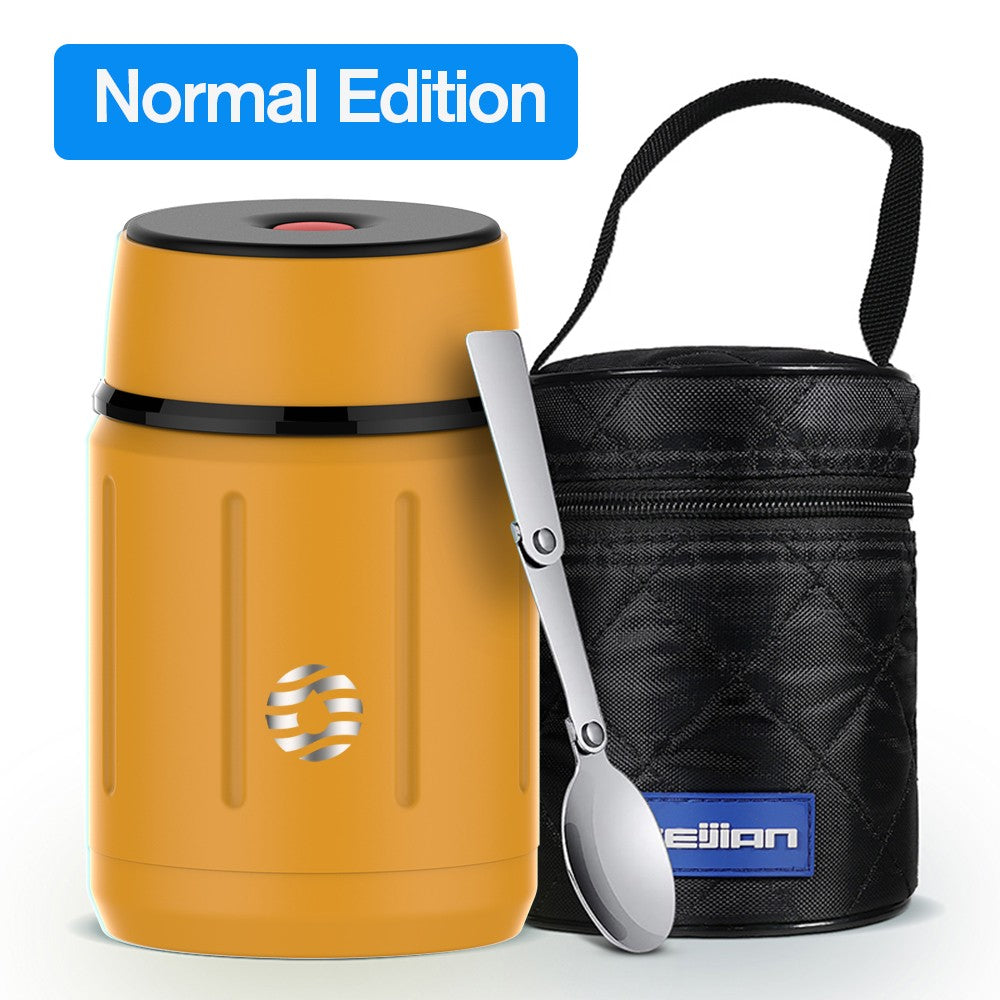 Marmita Térmica a Vácuo FEIJIAN de Aço Inoxidável 316 - 750ml com Colher Grátis