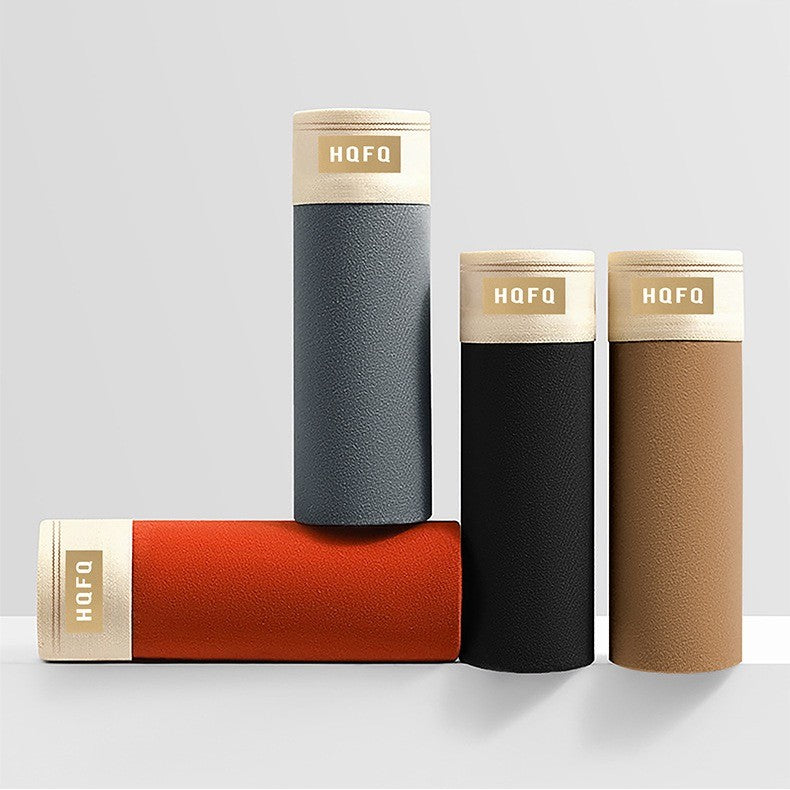 4pcs Men Underwear BoxerShorts Hombre Panties Man Breathable Underpants Sexy Sports Comfort U Convex Male Boxers Large Size 4XL