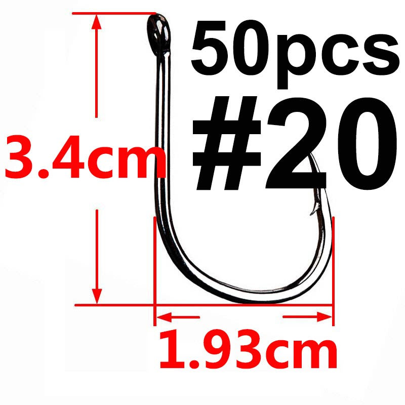 100/50/25 pçs Iseama Anzol de Pesca de Carpa Offset Círculo Único Anzol de Pesca de Mosca Anzol Jig Barba Mar Peixe Acessórios de Pesca