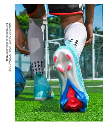 New Men Soccer Shoes Professional Ultralight Football Shoes Society Cleats Outdoor Football Field Boots Fast Sneaker Match