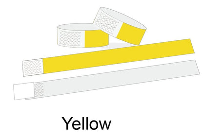 100pcs Colorful Neon Paper Wristbands Mixed Multicolor Waterproof Bracelet charms for Events Festivals,non-custom