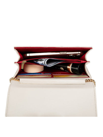 Stylish women's quilted handbag/wallet highquality PU leather crossbody bag casual portable versatile women's clutch