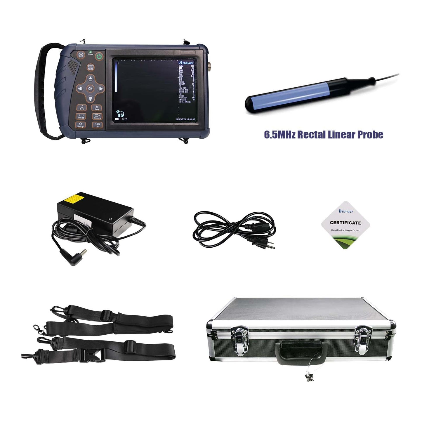 Scanner de Ultrassom Veterinário Portátil Máquina de Prenhez de Ultrassom B Veterinária Portátil (B, BB, 4B, B+M, M) para Porcos Ovinos Bovinos Equinos Cães