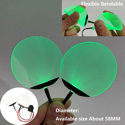 Round Flexible Bendable DIY Led Light Eyes Kits Cosplay Halloween Helmet Masks Eye Light Accessories Can Cropped CR2032