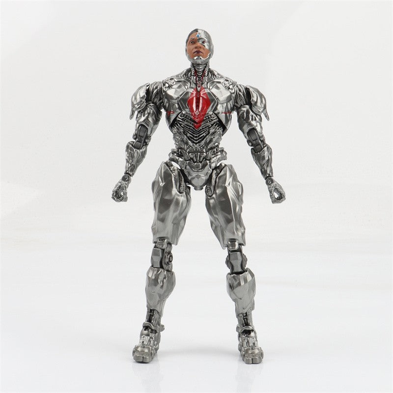 FondJoy DC Original 1/9 20CM Liga da Justiça Superman Batman Coringa Arlequina Mulher-Maravilha Victor Stone Aquaman Bonecos de Ação