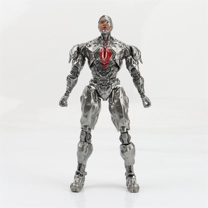 FondJoy DC Original 1/9 20CM Liga da Justiça Superman Batman Coringa Arlequina Mulher-Maravilha Victor Stone Aquaman Bonecos de Ação