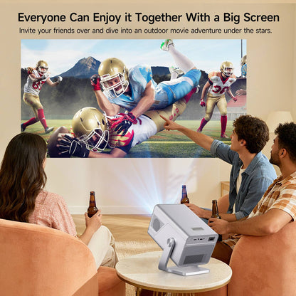 Magcubic 8K Suporte HD 1080P 1000ANSI Projetor X7 Com Alto-falante de 5W Android 14 WiFi6 BT5.4 Projetor de Home Theater e Vídeo para Uso Externo