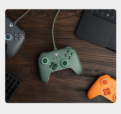 8BitDo Ultimate C Wired Gaming Controller for Xbox, RGB Lighting Fire Ring and Hall Effect Joysticks, Windows 10/11