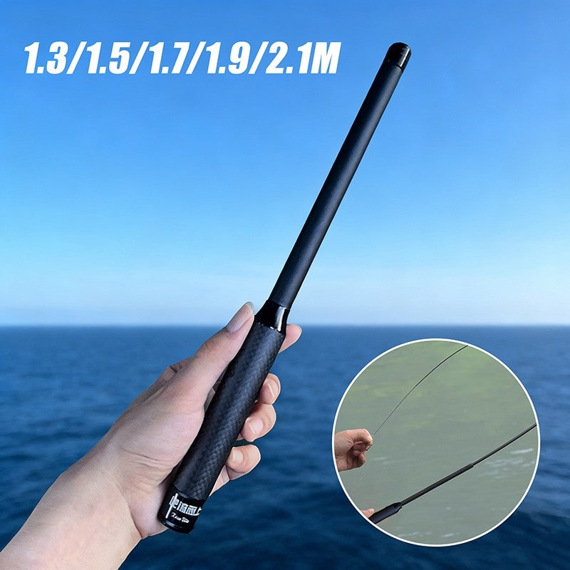 Telescopic Pocket Fishing Rod Extendable Ice Fishing Pole 1.3/1.5/1.8/2.0/2.2m Fishing Rod for Bass Pike Mini Rockfish Rods ???
