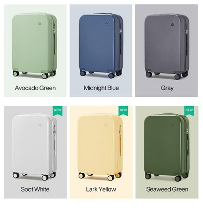 Mixi Puristic Design Travel Luggage Rolling Wheel Hardside Women Suitcase Men Trolley Case 16 20 Carry On/Big 22 24 26 28 Inch