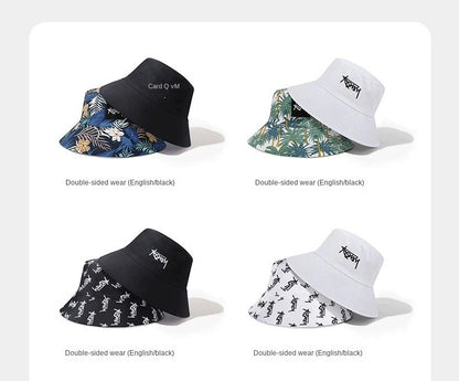 Big Head Letter Bucket Hat for Men Women XL Large Hip Hop Cap Fisherman Hat Summer Sun Hat Plus Size Panama