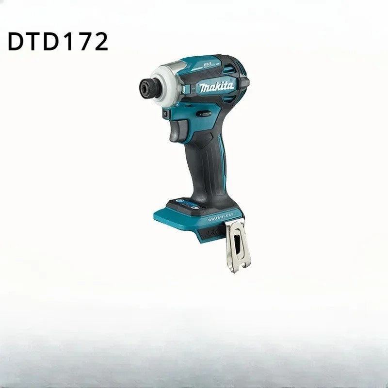 2025 Parafusadeira de Impacto a Bateria Makita DTD172 18V LXT BL Motor sem Escovas 180 N·M Ferramentas Elétricas Furadeira para Madeira Parafuso T-Mode
