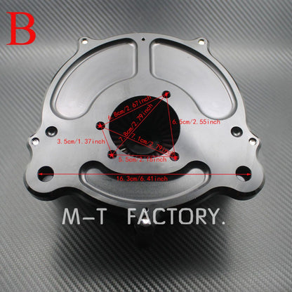 Black Spike Air Cleaner Intake Filter For Harley Sportster XL 883 Dyna V-Rod Softail Fat Boy Touring Ultra FLHR FLHX FLSTNSE