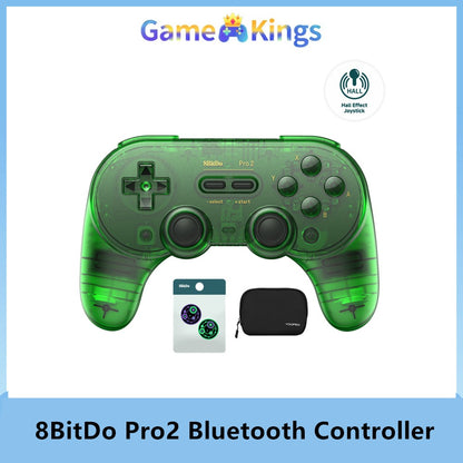 8BitDo Pro 2 Bluetooth Controller Gamepad For Nintendo Switch 2 PC,Window 10/11,Android,Steam Deck Hall Effect Joystick wireless