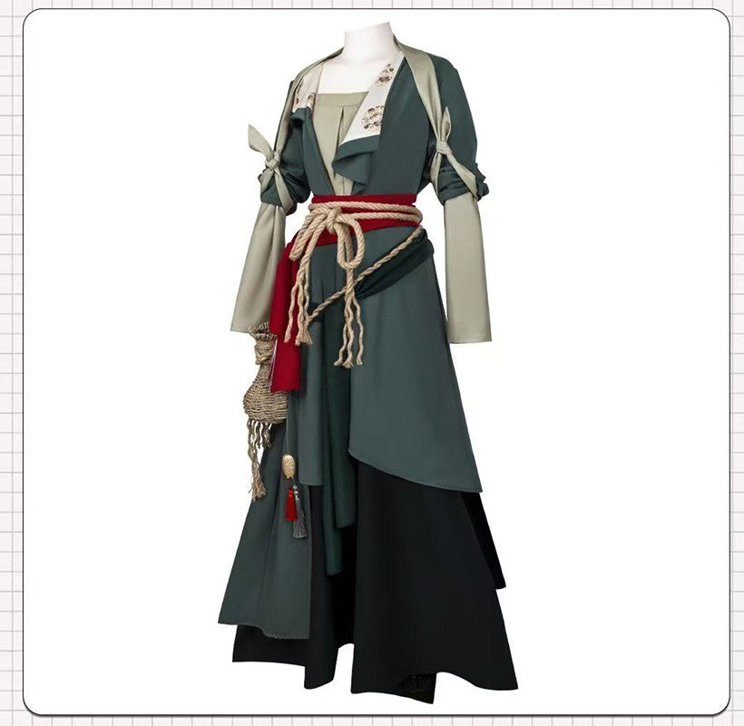 Game Where Winds Meet Yingying Cosplay Costume Ancient Hermit Hero Yingying Hanfu Carnival Convention Event Female Swordsman Set