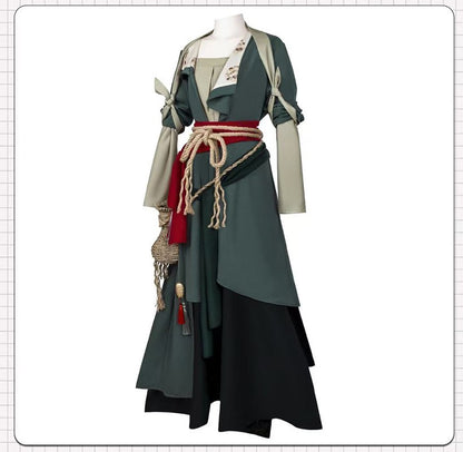 Game Where Winds Meet Yingying Cosplay Costume Ancient Hermit Hero Yingying Hanfu Carnival Convention Event Female Swordsman Set
