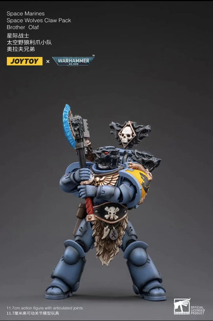 1/18 JOYTOY Action Figure 40K The Horus Heresy Space Wolves Figures And Mechas Logan Ghostwolf Anime Model Toy