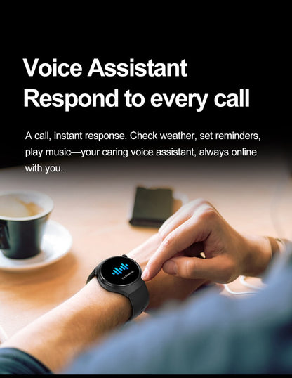 2025 New Watch 4 GT Series Smart Watch Men AMOLED Screen Heart Rate Health Monitoring Bluetooth Call Business Smartwatch Man