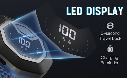 Electric Head Shavers for Bald Men 6D Magnetic Razor Hair Trimmer Rechargeable LED Display Waterproof Beard Shavers Hair Cutting