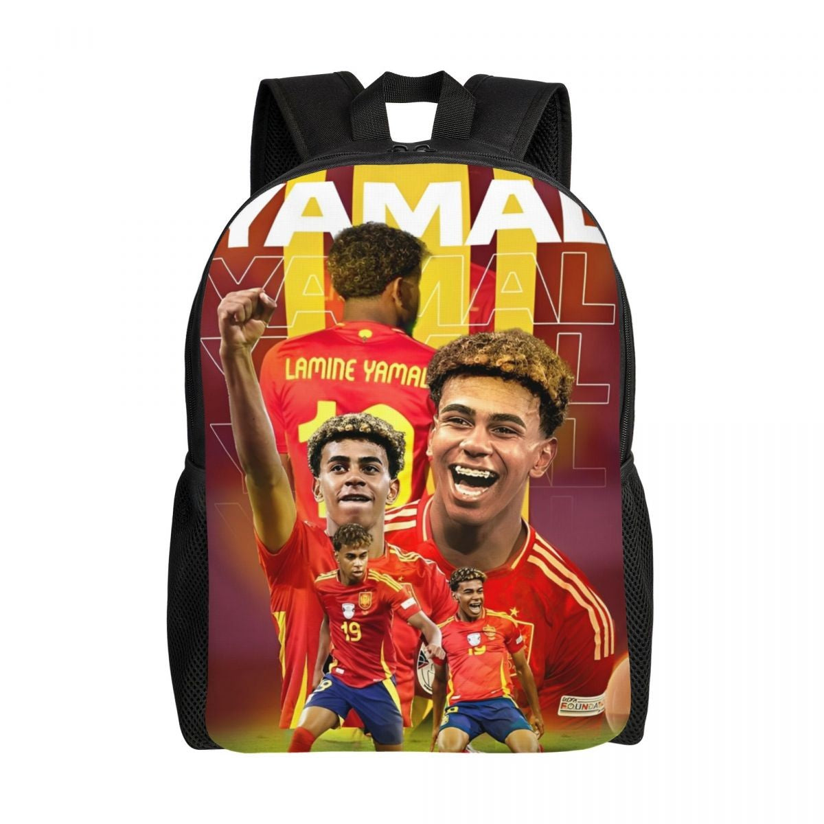 Lamine Y-Yamal Mochila Infantil para Meninos Meninas, Mochilas Esportivas de Futebol, Mochila Escolar Kawaii para Creche