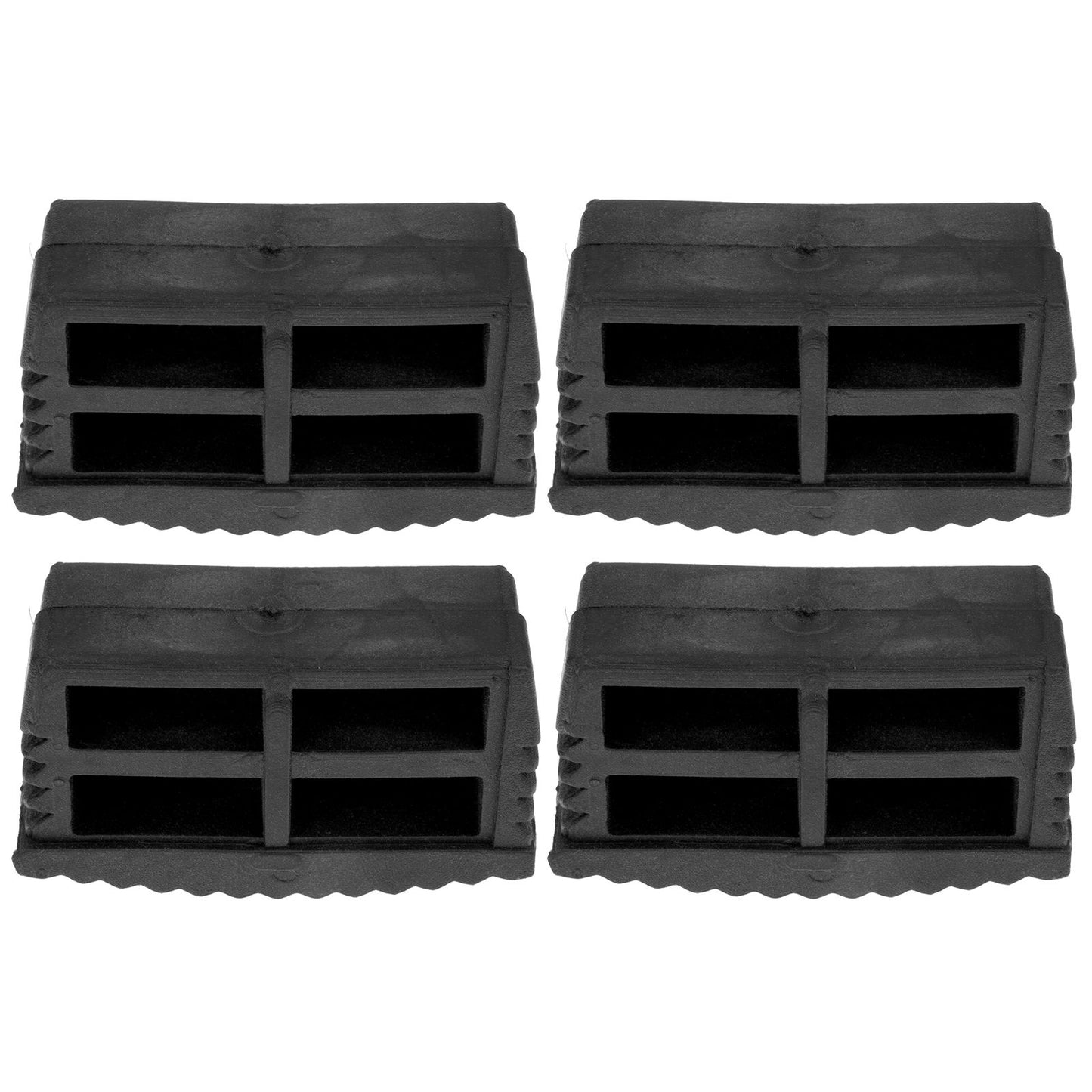 4pçs Capas Antiderrapantes para Pés de Escada, Almofadas de Borracha, Estabilizador de Degrau Dobrável, Acessórios Domésticos, Ferramentas de Construção, Ponteiras para Pernas de Escada