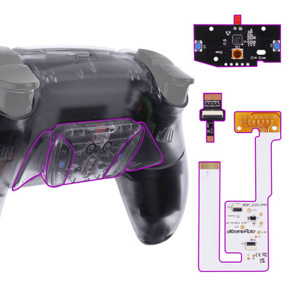 eXtremeRate Programable RISE4 V3 Remap Kit for ps5 Controller BDM-030/040/050, Upgrade Board & Redesigned Back Shell & Buttons