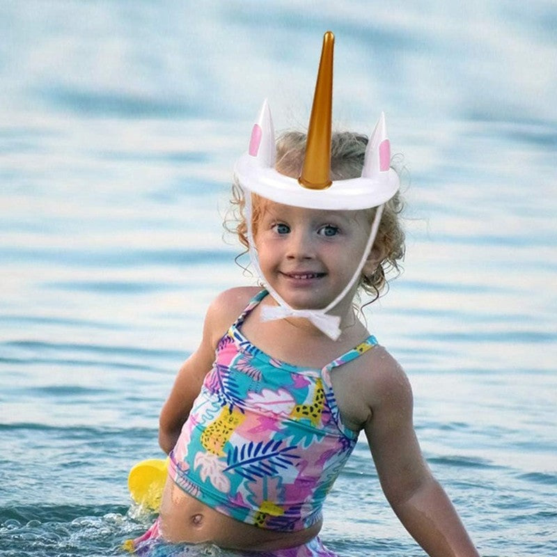 Unicorn Inflatable Ring Toss Game Toys Kids Birthday Party Favors Gifts Hawaiian Summer Beach Pool Party Decoration Supplies