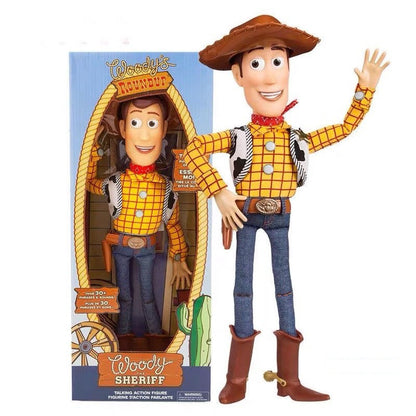Anime Boneco de Brinquedo de Ação de Toy Story Woody Jessie Buzz Lightyear Estátua Modelo Enfeite de Decoração de Mesa Coleção Brinquedo Presentes