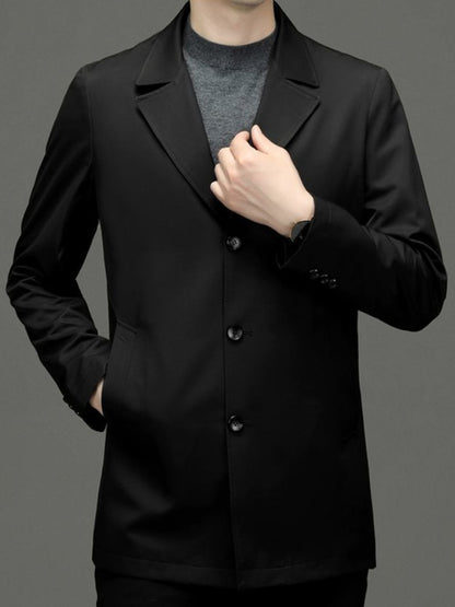 Long Male Blazer Plus Big Size Single Breasted Coat Oversize Menswear Fashionable Men's Suit Jackets New in Classic Casual 2025