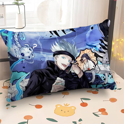 Jujutsu Kaisen peripheral pillow double side pillowcase Cartoon anime Itadori Yuji bedroom bed pillow Gojo Satoru soft pillow