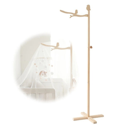 Brinquedo Chocalho para Bebê, Suporte de Berço, Móbile de Madeira, 0-12 Meses, Recém-nascido, Chocalho de Crochê, Suporte para Pendurar Brinquedos, Suporte para Berço de Bebê, Presente