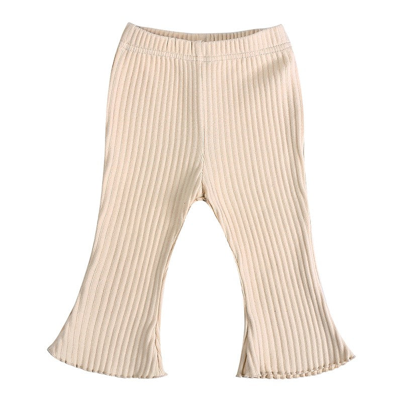Toddler Trousers Summer 0-3 Year Slim Pants Newborn Stretch Trousers Solid Color Infant Clothing for Kids Baby Boys Girl Clothes
