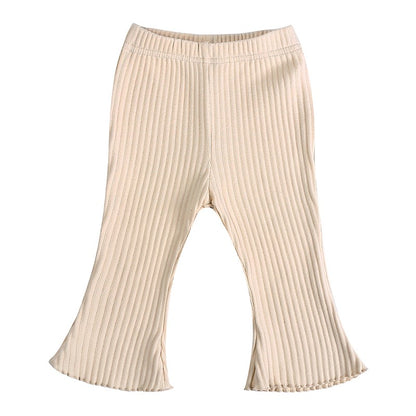 Toddler Trousers Summer 0-3 Year Slim Pants Newborn Stretch Trousers Solid Color Infant Clothing for Kids Baby Boys Girl Clothes