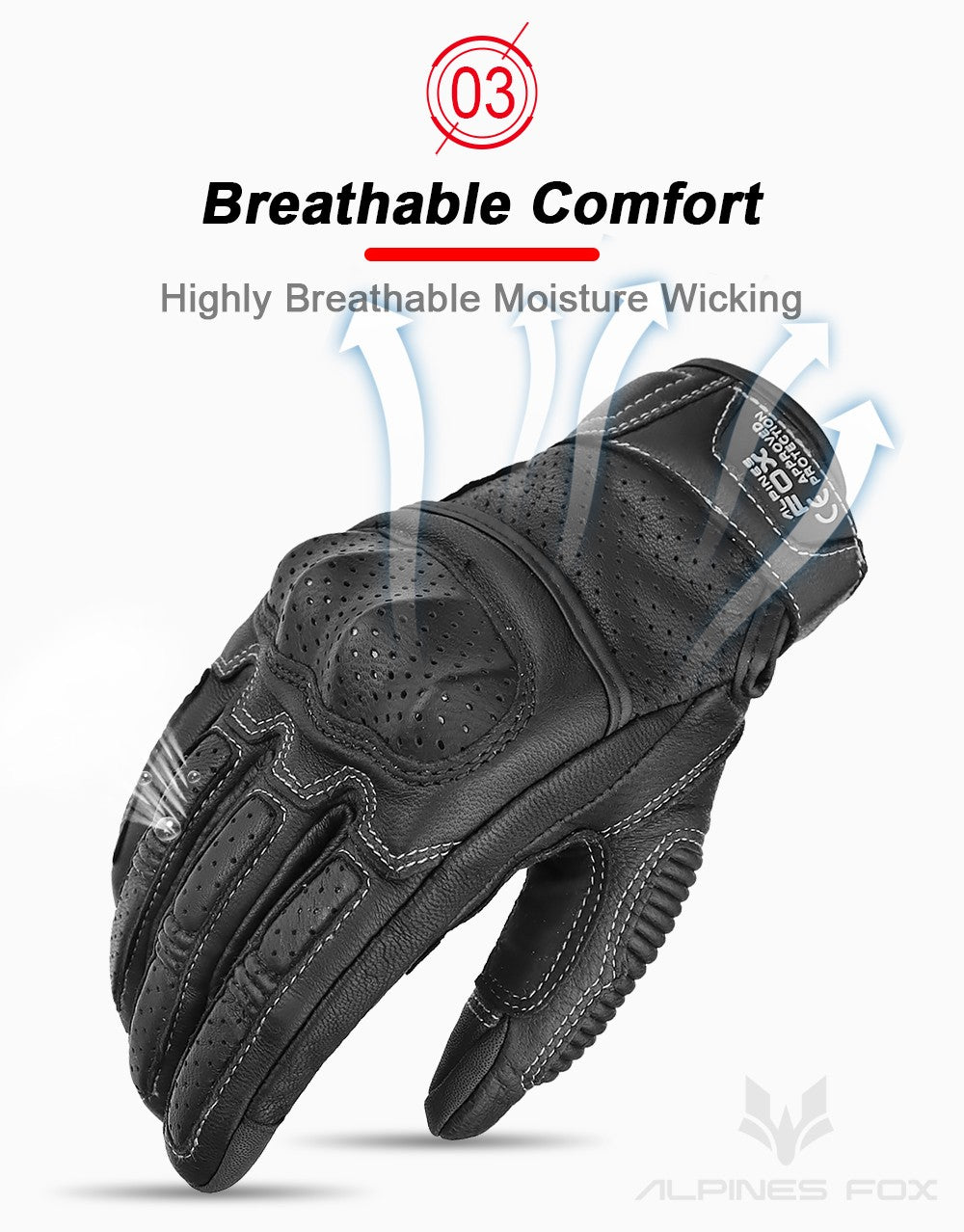 Luvas de Couro Perfurado Retrô de Verão para Motocicleta Masculino Feminino Luvas de Dedo Completo para Motocross Motoqueiro Guantes Moto Equipamento M-XXL