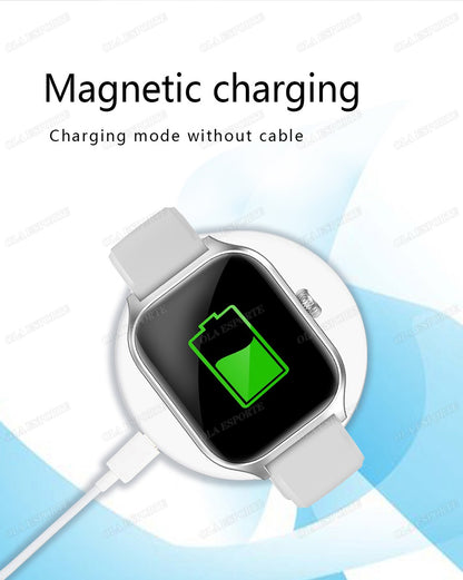 Smart Watch For Android IOS Watches 2.01inch HD Display Bluetooth Call Message Alert Music Sports Mode Smartwatch Men Women Gift