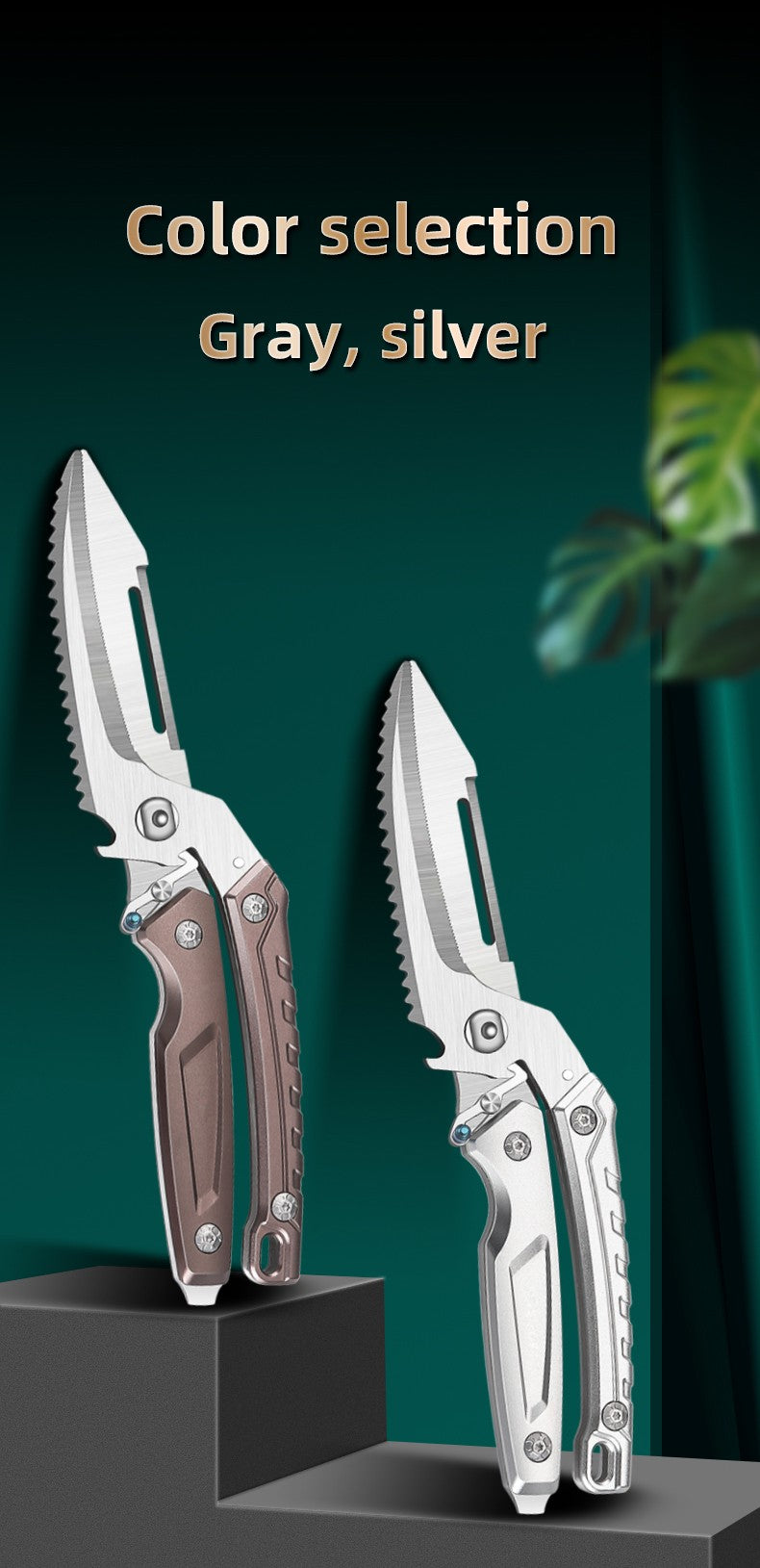 Heavy Duty Poultry Shears - A Must Have Kitchen Shears for Chicken and Meat Cutting - Stainless Food Kitchen Scissors