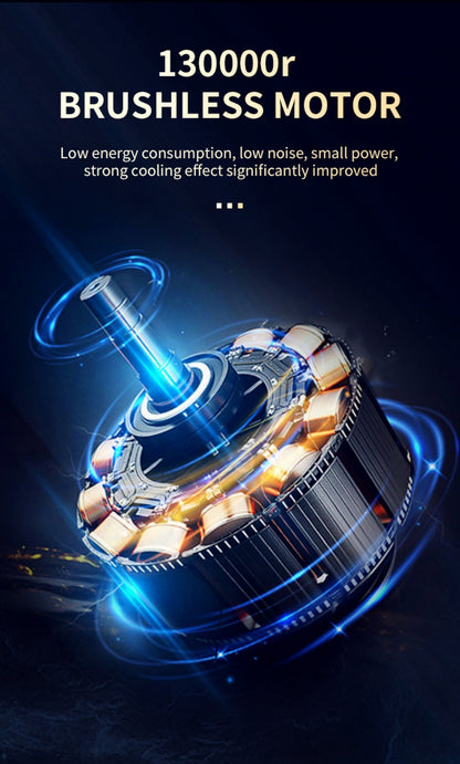 180000PRM Portable Electric Air Blower Turbo Jet Fan Brushless Motor HighSpeed Mini Turbo Jet Fan Adjustable Wind Violent Blower