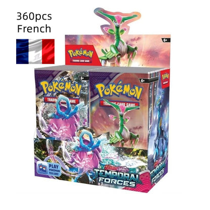 360Pcs French Pokémon TCG: Scarlet & Violet Etsncelles  Astral Radiance Obsidian Flames Booster Box Pokemon Cards 36 Pack Box.