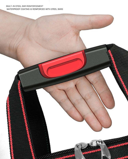 DELIXI ELECTRIC Tool Bag,Multifunctional Waterproof Storage Bags,Suitable for Electricians,Carpenters,Car Mechanics,Homeowners