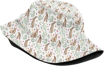 Easter Eggs 4 Bucket Hat for Women Men Summer Travel Beach Sun Cap Easter Hat Outdoor Fisherman Hat Unisex