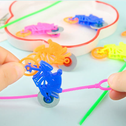 10/20/30Pcs Mini Hand Pull Bicycle Gear Car Toys Stress Relief Sensory Toys Kids Birthday Party Favors Favorite Pinata Filler