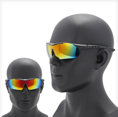 New 5 Lens Set Polarized Tactical Goggles Men Outdoor Sports Windproof Dustproof Climbing Glasses Safety Protective Glasses