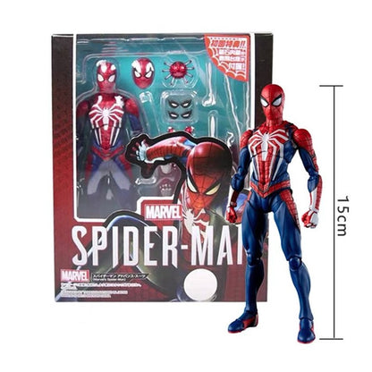 Boneco Articulado Homem-Aranha Versão do Jogo Peter Parker Marvel Legend Spiderman Modelo Anime Colecionável Presente