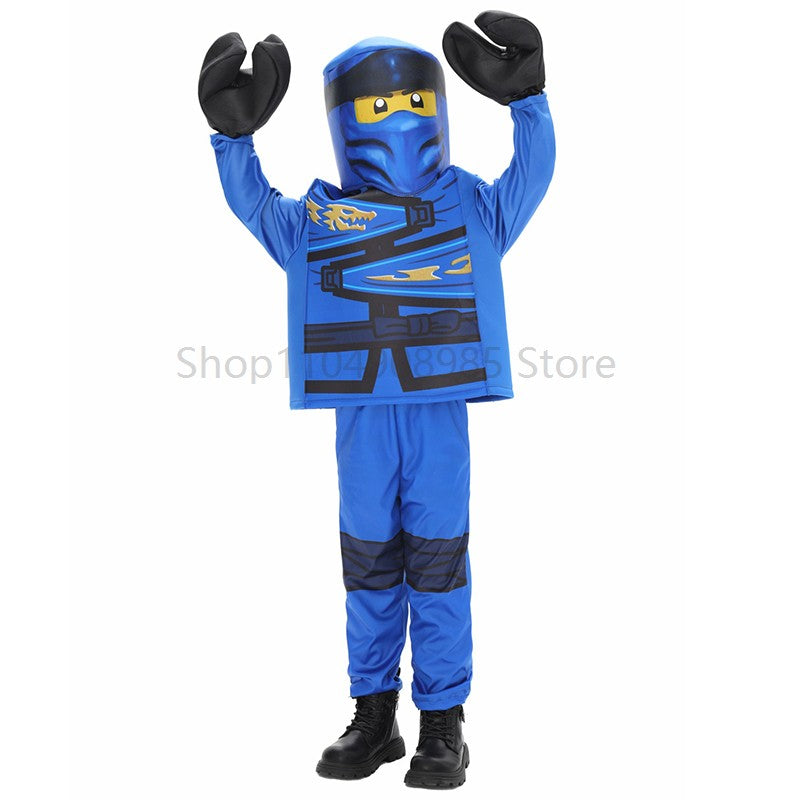 Anime Game Ninja Costumes for Boys and Girls Sets Halloween Children's Cosplay Performance Costumes Sutit